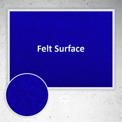 Felt Info Board Aluminium Frame 2400x1200mm