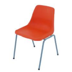 Polyshell Chair (5 units) - Secondary School 450mm