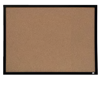 Quartet Cork Bulletin Board Plastic Frame 430 x 585mm
