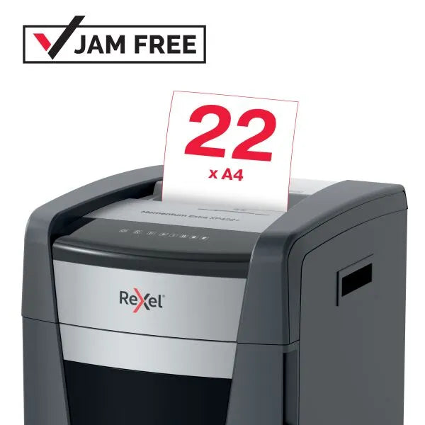 Rexel Momentum Extra XP422+ Cross Cut Paper Shredder