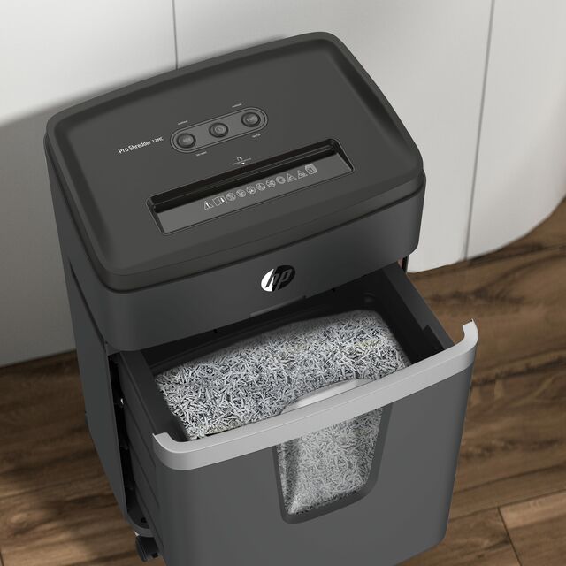 HP ProShred 12MC 12 Sheets Micro-Cut P5 Paper Shredder