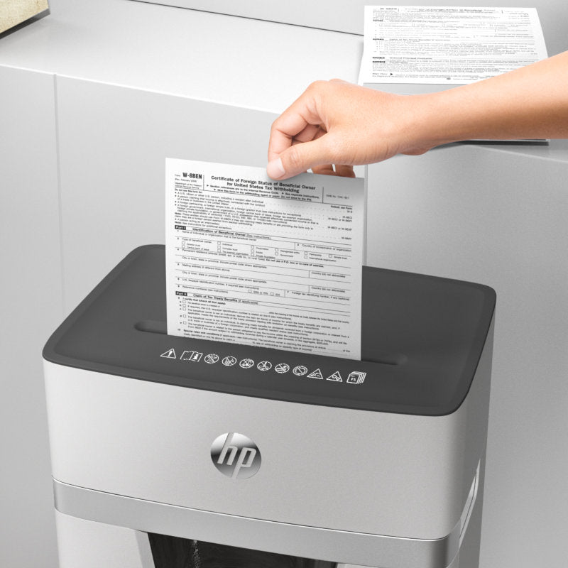 HP OneShred 15CC 15 Sheets Cross-Cut P4 Paper Shredder