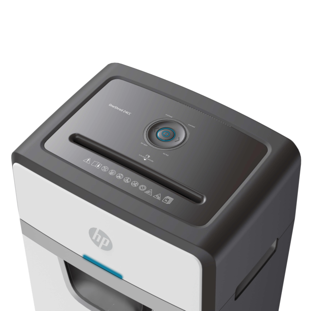 HP OneShred 24CC 24 Sheets Cross-Cut P4 Paper Shredder