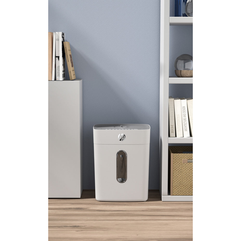 HP OneShred 8CC 8 Sheets Cross-Cut P4 Paper Shredder