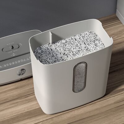 HP OneShred 8CC 8 Sheets Cross-Cut P4 Paper Shredder