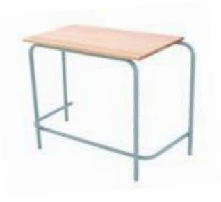 Single Table Secondary School 750mm wide Saligna Top (5 units)