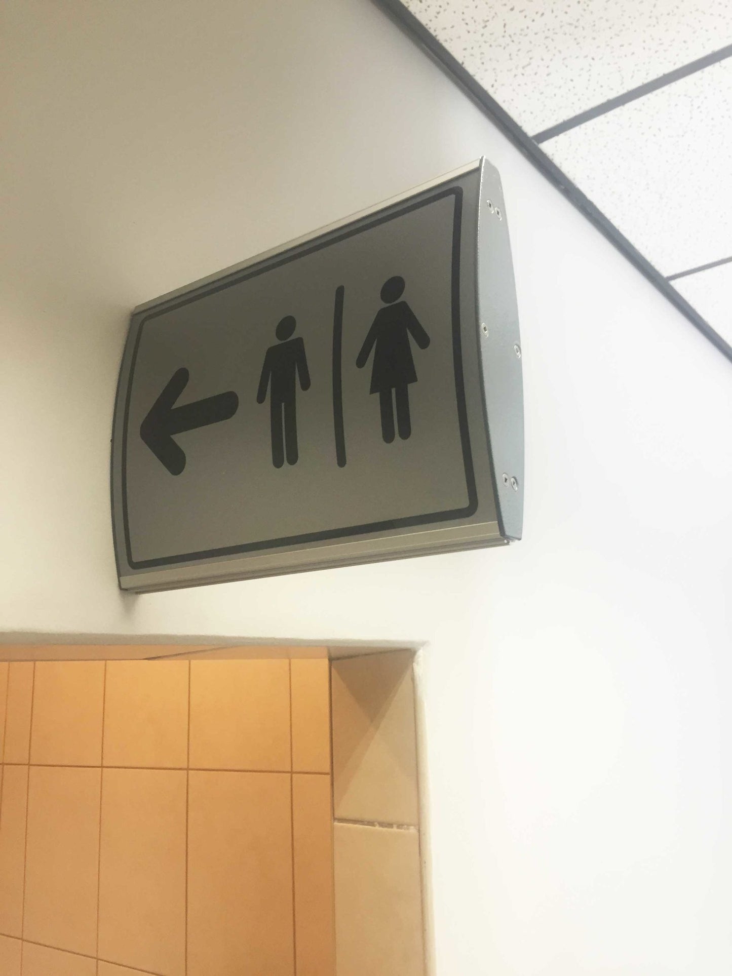 Sign Frame 210x 230mm Dbl Sided Wall Mounted