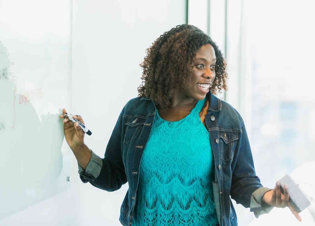 Standard Magnetic Whiteboard - Click to choose size