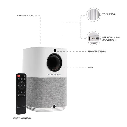 Ultra-Link PJ20 Portable Smart Projector