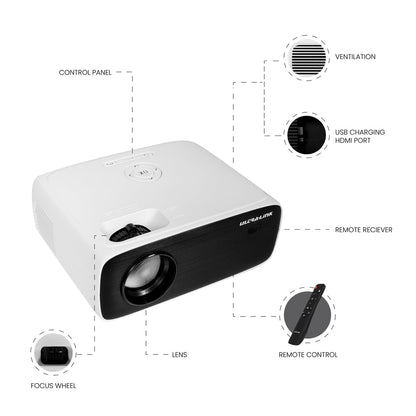 Ultra-Link PJ80 Compact LED Projector