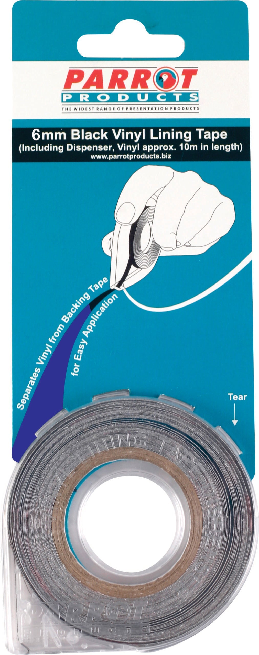 Vinyl Lining Tape 10 Meters 6mm Blue