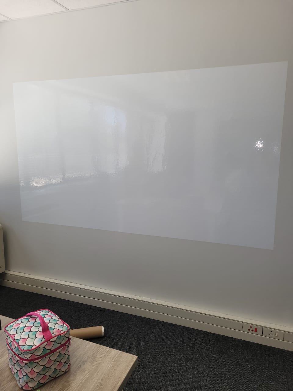 Whiteboard Vinyl Self Adhesive per meter