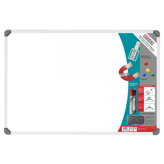 Parrot Whiteboard Slimline Magnetic 900x600mm Retail
