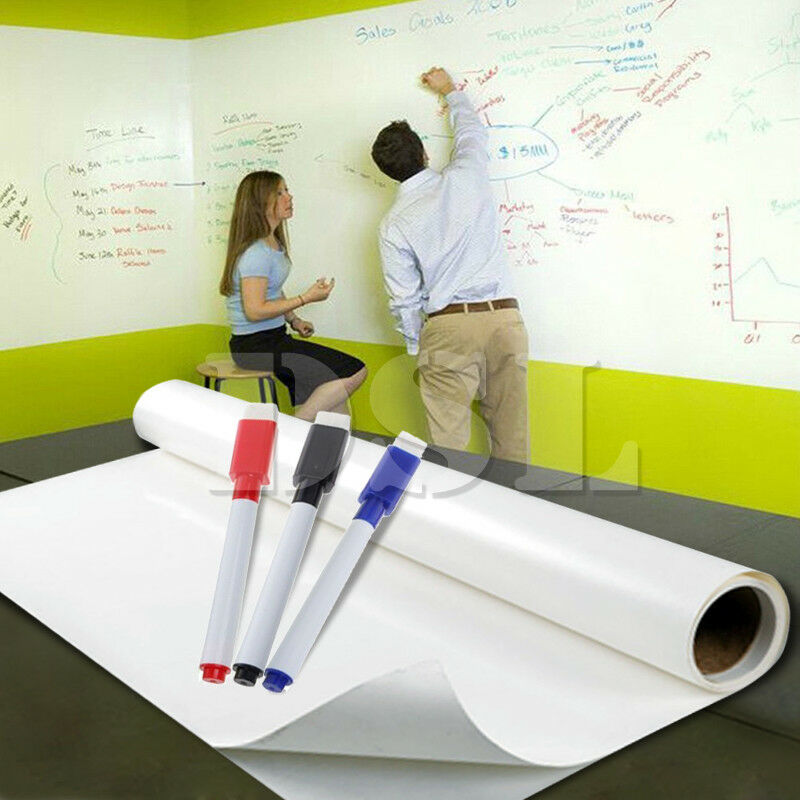 Whiteboard Vinyl Self Adhesive per meter