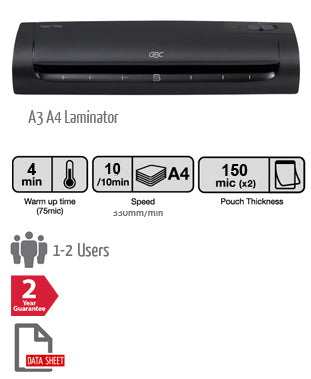 GBC Fusion 1000L A3 Low Volume Laminator