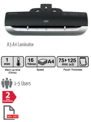 GBC Fusion 3000L A4 Moderate Use Laminator