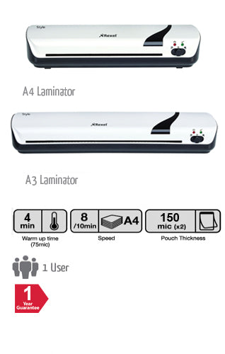 Rexel Style A3 Entry Level Laminator White